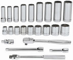 Williams WSB-23FTB 23-Piece 3/8-Inch Drive Socket and Drive Tool Set with Toolbox