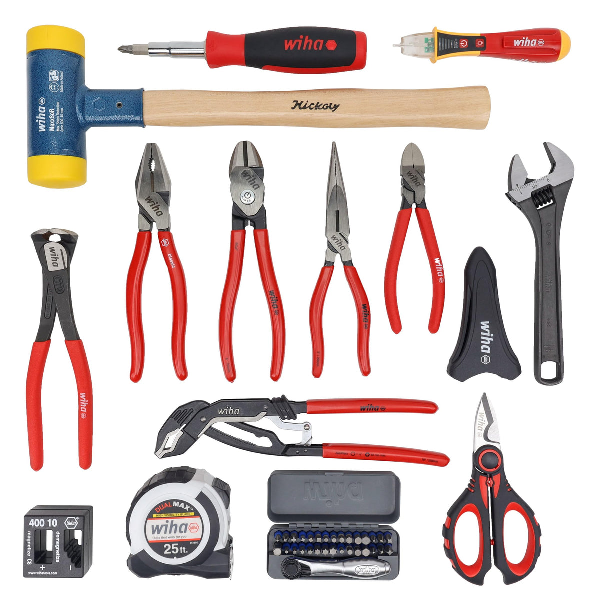 Wiha 91873 80 Piece Industrial MRO Tool Kit in Heavy Duty Backpack