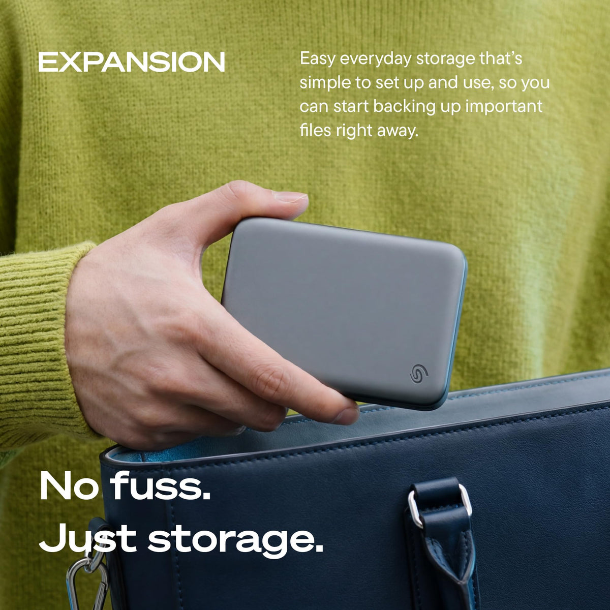 Seagate 4TB Expansion Portable Hard Drive | MicroB to USB-C (STNN4000400)
