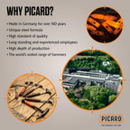 PICARD AluTec Framing Hammer 780g – Hybrid Aluminum & Forged Steel Head, Smooth Face, Low Vibration Ergonomic Grip, German-Made Premium Carpenter Tool – 0109500-16