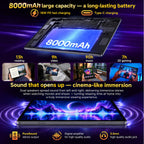 Android 16 Tablet with Keyboard - 10 inch Electronics Tablet with Gemini AI