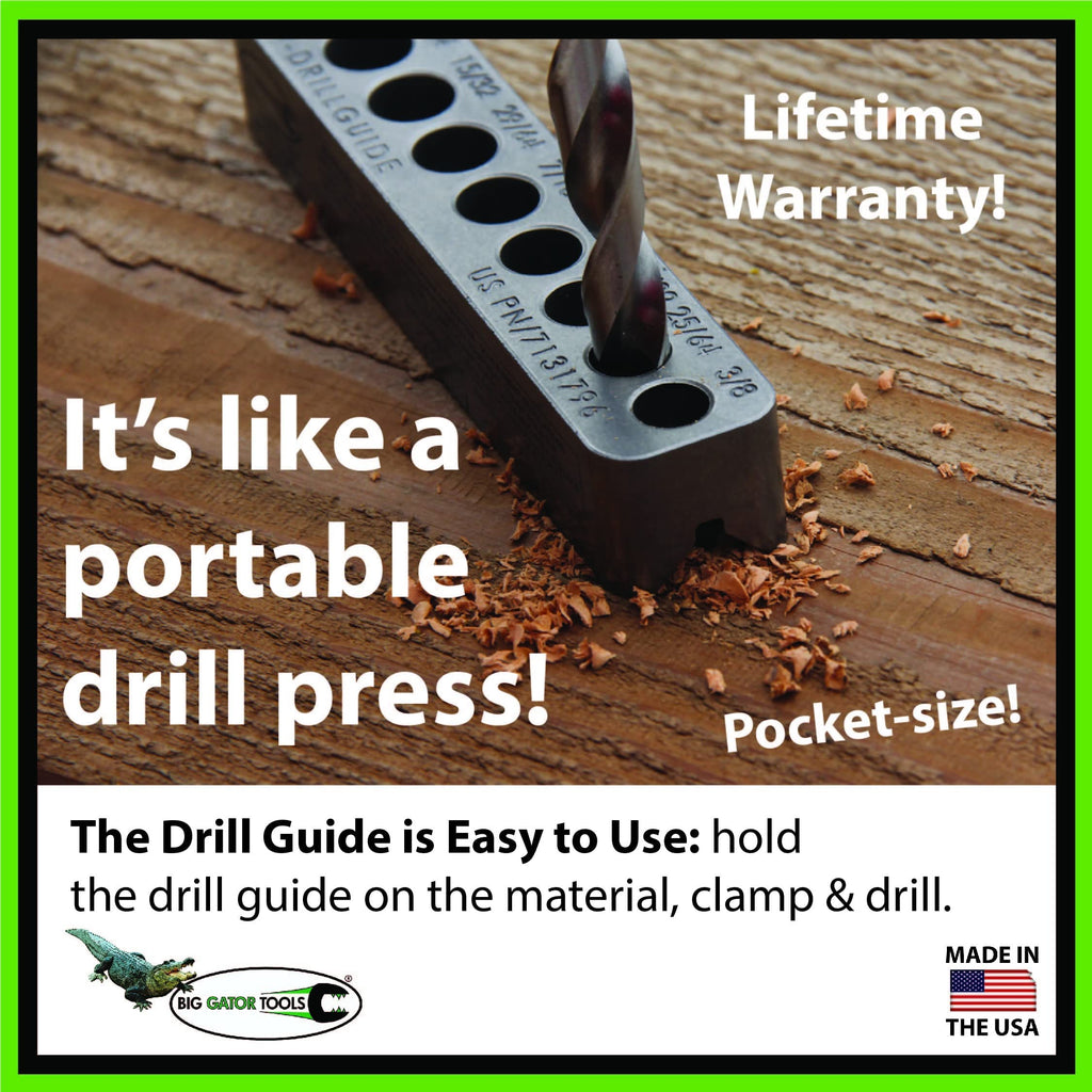 The Ultimate Big Gator Set - 10 pc set - Big Gator Tools V-DrillGuides & V-TapGuides