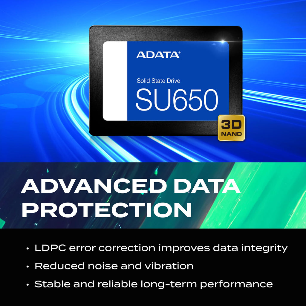 ADATA Ultimate SU650 Solid State Drive, 2TB, 2.5"