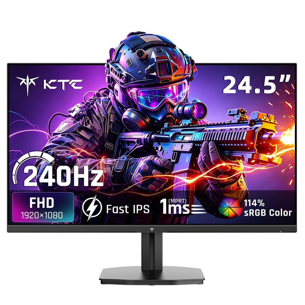 KTC 32 Inch Curved 280Hz Gaming Monitor, 240Hz Computer Monitor FHD, H32C5
