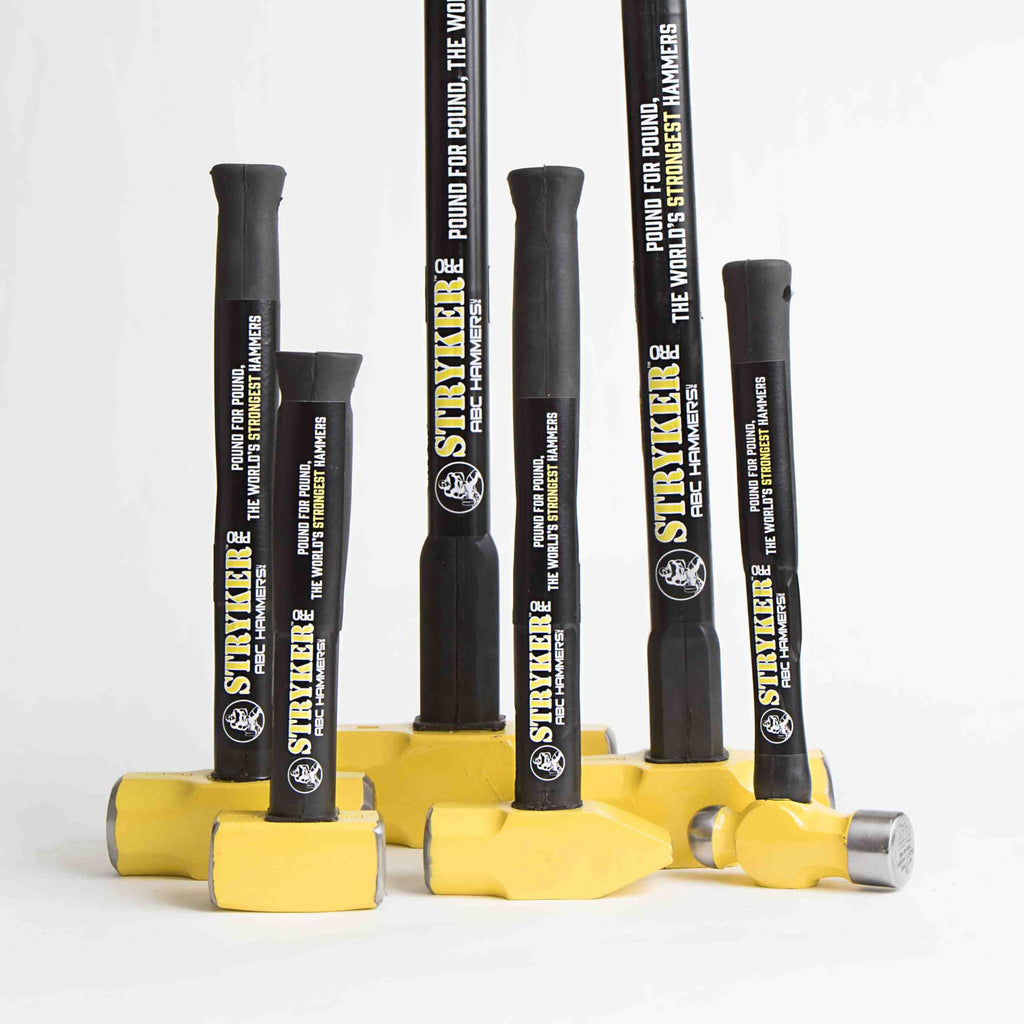 STRYKER 14 lb Sledge Hammer, 31" Length, Steel Reinforced Handle