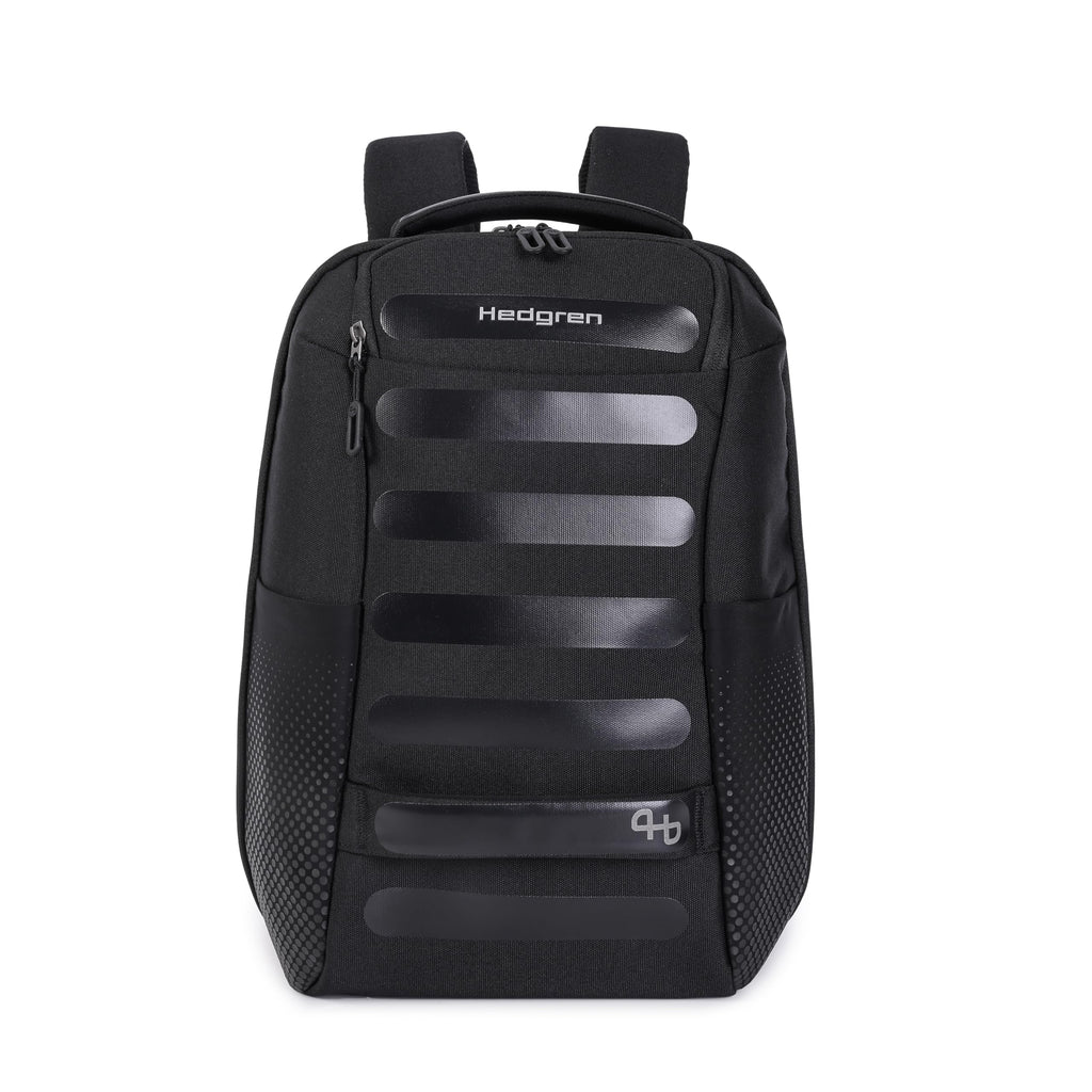 Hedgren HANDLE Laptop Backpack – Ergonomic RPET Travel Backpack with RFID Protection, Rain Cover, Laptop & Accessory Storage - 19 L (Grey-Green)