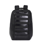 Hedgren HANDLE Laptop Backpack – Ergonomic RPET Travel Backpack with RFID Protection, Rain Cover, Laptop & Accessory Storage - 19 L (Grey-Green)