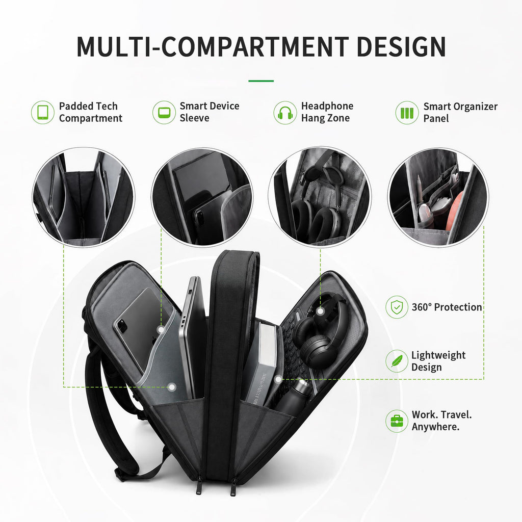 Smatree 17-18 inch Hard Shell Gaming Laptop Backpack,Commuter/Campus Bag