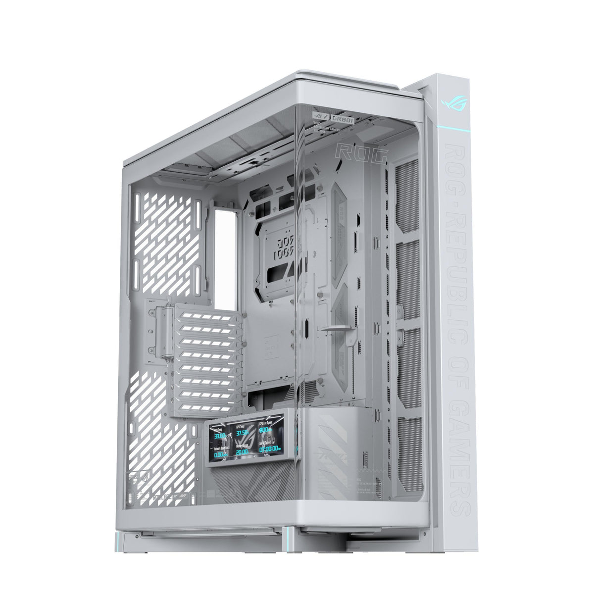ASUS ROG Strix Helios II EATX Gaming PC case, with Dual Tempered Glass Side Panels, Support for Graphics Cards up to 450mm, Graphics Card Braces, Support up to 420mm radiators, 2 Year Warranty