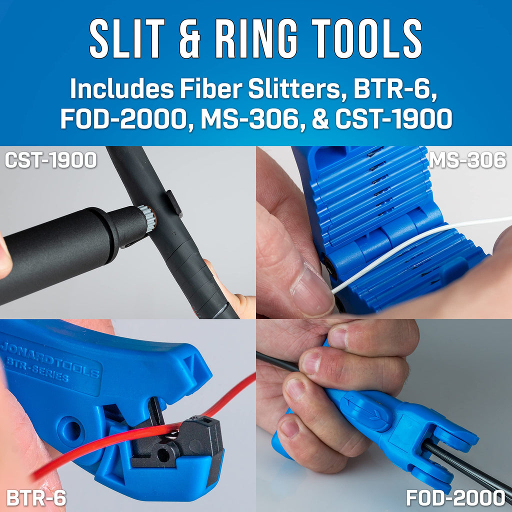 Jonard Tools TK-121B Backpack Fiber Prep Kit+