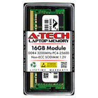 A-Tech 16GB RAM for ASUS Vivobook 15 X1504, X1504VAP, X1504VA, X1504ZA Laptop | DDR4 3200MHz PC4-25600 SODIMM 1.2V 260-Pin Non-ECC SO-DIMM Memory Upgrade