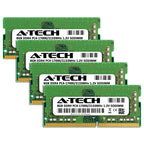 A-Tech 32GB (4x8GB) DDR4 2133 MHz SODIMM PC4-17000 (PC4-2133P) CL15 Non-ECC Laptop RAM Memory Modules