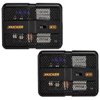KICKER 51KSS6804 Component Speaker System, 2-Way Design, Two - 6" x 8" Woofers, Two - 1" Tweeters, Two - External 12dB Crossovers, 125 Watts RMS, 250 Watts Peak (Renewed)