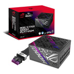 ASUS ROG Strix 1000W Platinum (Fully Modular Power Supply, 80 Plus Platinum Certified, ATX 3.1, Cybenetics Lambda A+, GaN MOSFET, GPU-First Intelligent Voltage Stabilizer, 10-Year Warranty)