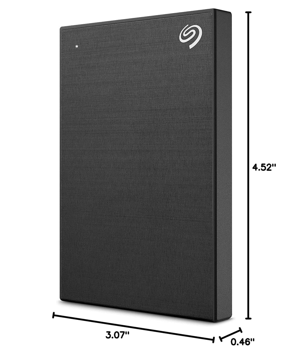 Seagate Backup Plus Slim STHN2000400 2 TB Portable Hard Drive - External - Black