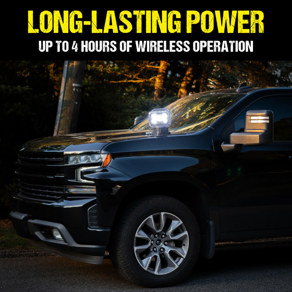 Jonard Tools SOL-T1 Solis LED Utility Truck Light, 4800 Lumens, Remote-Controlled 360° Rotation, Rechargeable 10,000 mAh Battery, Magnetic Base, IP65 Water-Resistant, Portable Work Light