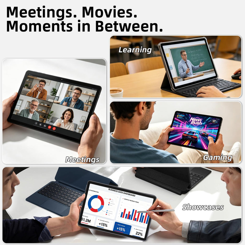 Android 16 Tablet 11 Inch, Gemini AI for Work, Study & Play(Gray)