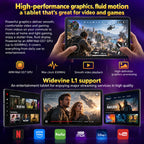 Android 16 Tablet with Keyboard - 10 inch Electronics Tablet with Gemini AI
