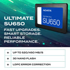 ADATA Ultimate SU650 Solid State Drive, 2TB, 2.5"