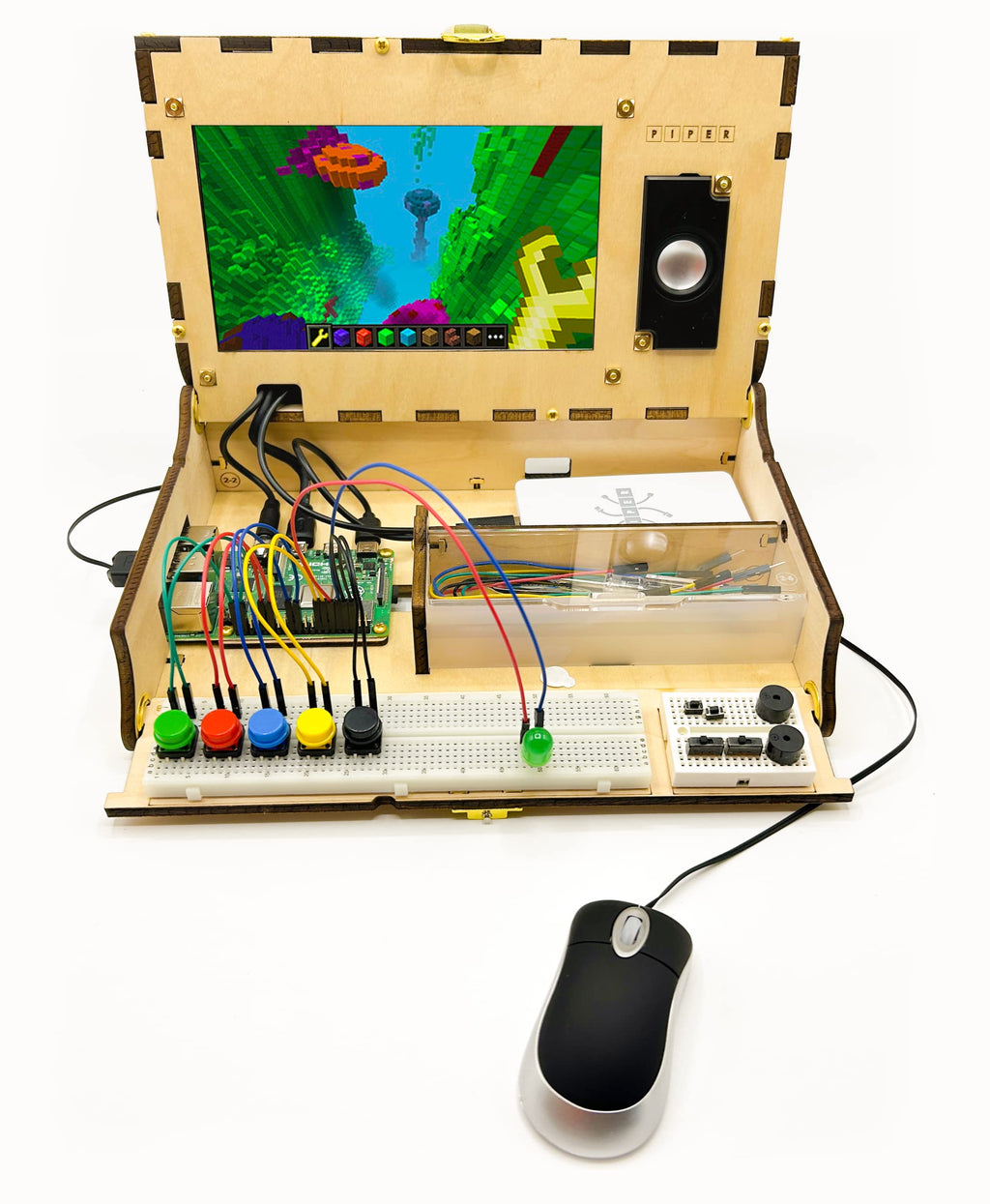 Piper Computer Kit: Award-Winning, STEAM Learning, with Raspberry Pi, Drag-n-Drop Coding, StoryMode, Games, Python, and Amazing Projects!