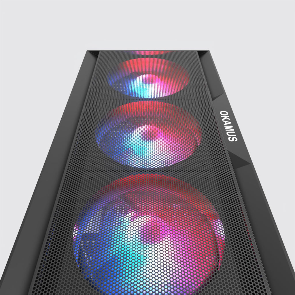 Prebuilt Desktop Computer, i7 CPU Up to 3.9GHz, Integrated Graphics Only Tower PC, 16GB RAM, 256GB M.2 SSD, RGB Fans x4,Win11 Home, WiFi 6+BT5.3, 400W PSU