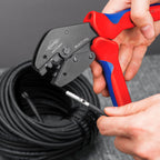 Knipex MultiCrimp Crimping Pliers with Solar 3 Die Changer Magazine