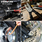 STARWORK TRUE MECHANIC™ 314-Piece Mechanics Tool Set and Socket Set, 1/4", 3/8", 1/2" Drive, Professional, Metric