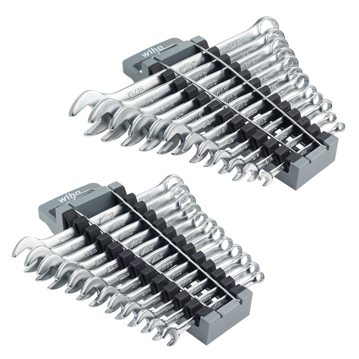 Wiha 30481 24 Piece Combination Wrench Set - Metric and SAE
