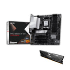 MSI PRO B850M-P WIFI Motherboard,ATX-Supports AMD Ryzen 9000-7000 Processors,AM5-DDR5 Memory Boost (8200+ MT/s OC),PCIe 5.0 x16&4.0x16,M.2 Gen5,Wi-Fi 7,5G LAN+HIGH-SPEED DDR5 RAM 16GB (1x 16GB) Bundle