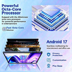 Android 17 Tablet with Keyboard, Octa-Core, Gemini AI+SI, 8000mAh Battery