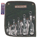 Wright Tool 9429 Ratcheting Box Wrench Set 1/4" - 7/8" (5-Piece),Silver