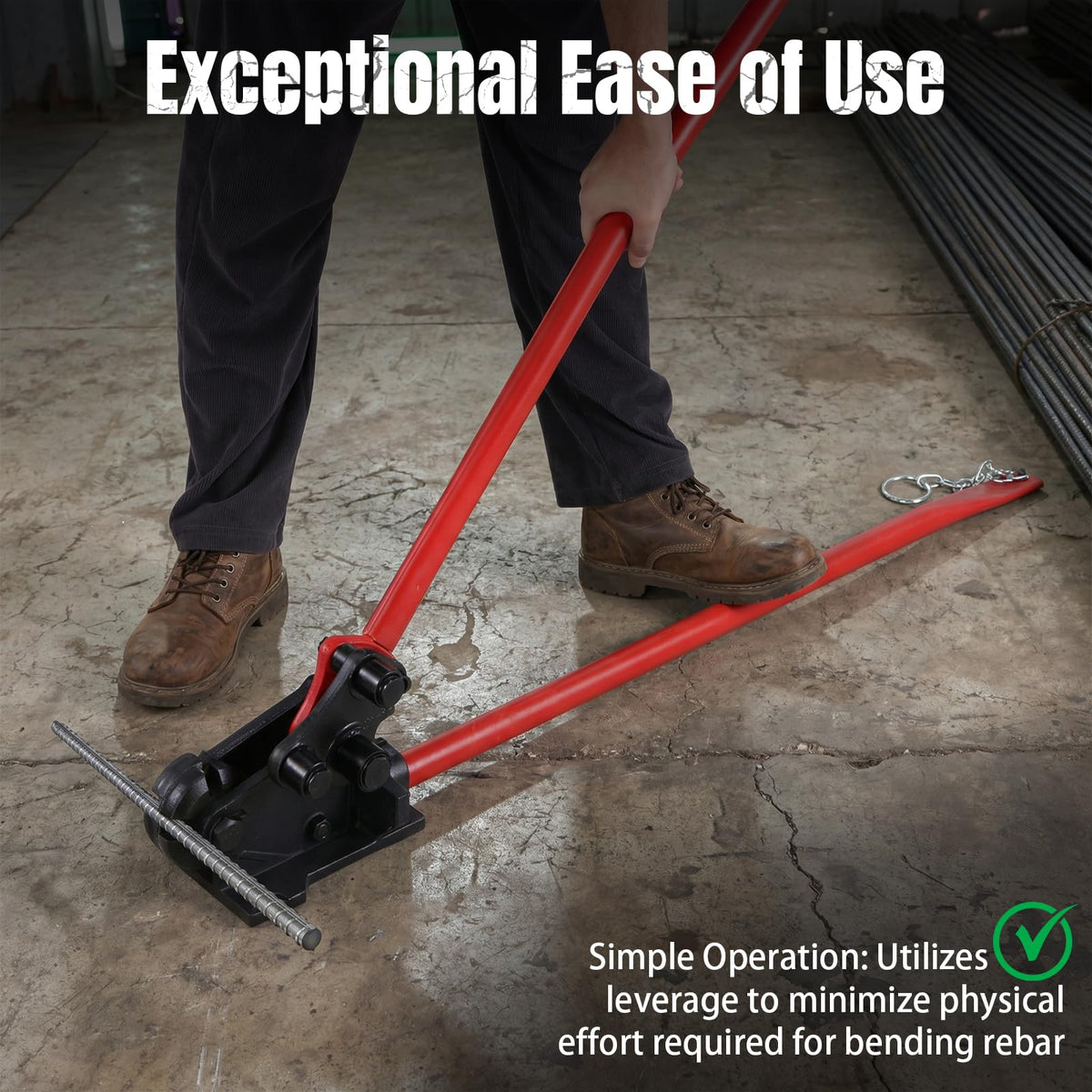 2 In 1 Rebar Shears And Bender For Construction Sites
