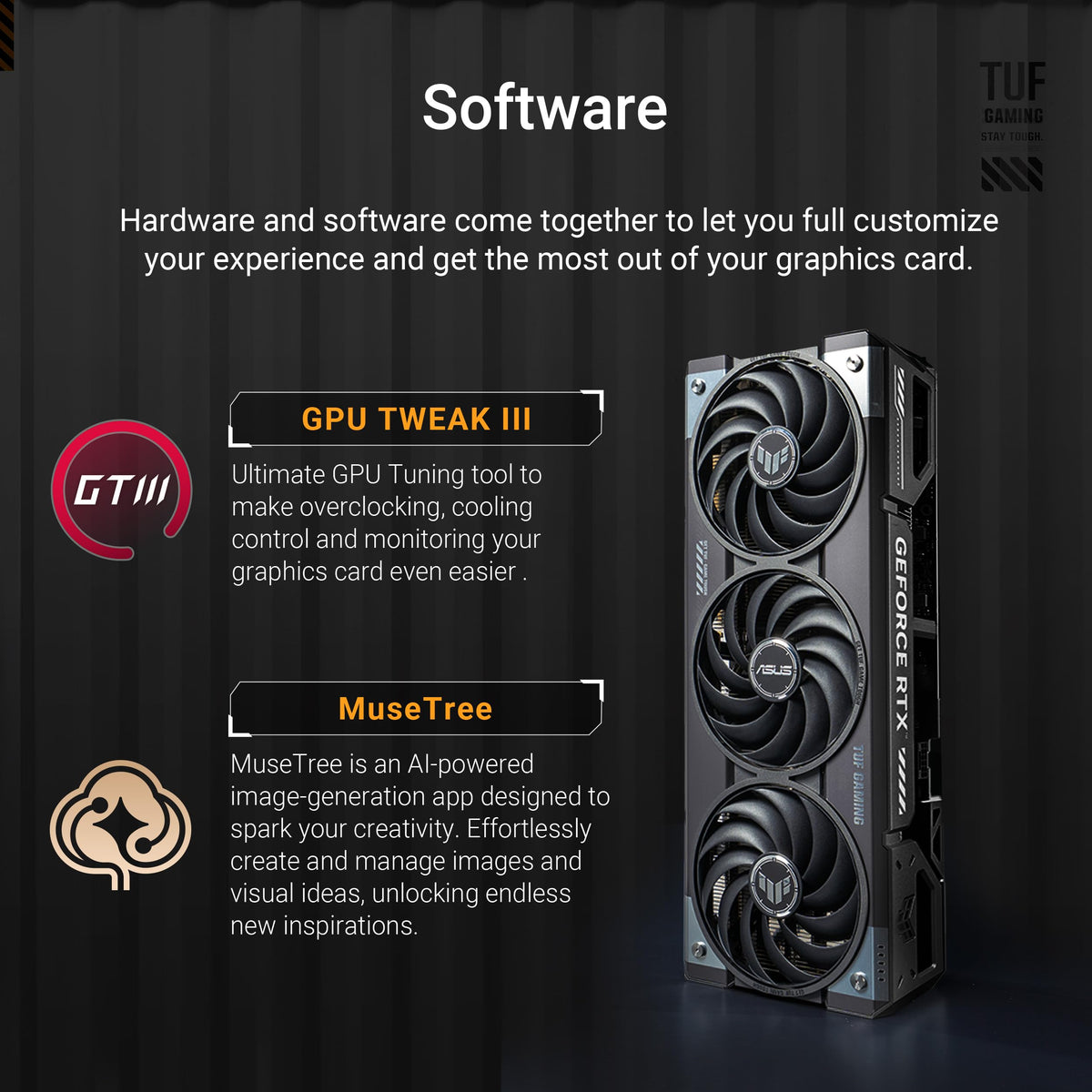 ASUS TUF Gaming GeForce RTX 5070 12GB GDDR7 OC EditionGaming Graphics Card