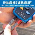 Jonard Tools SPM-800 Solar MPPT Power Meter - High-Precision Voltage, Current & Power Measurement, MC4 Leads, LCD Display, Safety Protections for Solar Panels