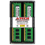 A-Tech Server 32GB Kit (4 x 8GB) 2Rx8 PC3L-12800E DDR3 1600MHz ECC Unbuffered UDIMM 240-Pin Dual Rank DIMM 1.35V Workstation Server Memory RAM Upgrade Stick Modules (A-Tech Enterprise Series)