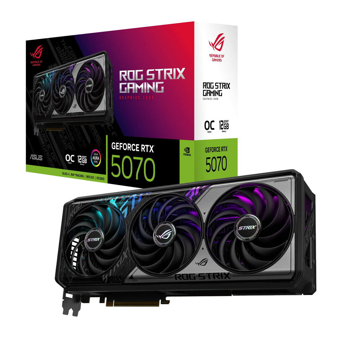 ASUS TUF Gaming GeForce RTX 5070 12GB GDDR7 OC EditionGaming Graphics Card
