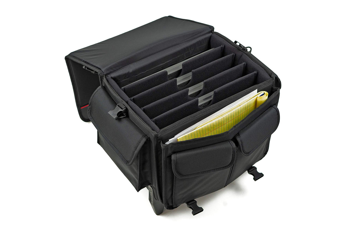 MCY MXLT-RB5 Laptop Storage Roller Bag Up To 5 Laptops - Black, 16x16x1.75 inches