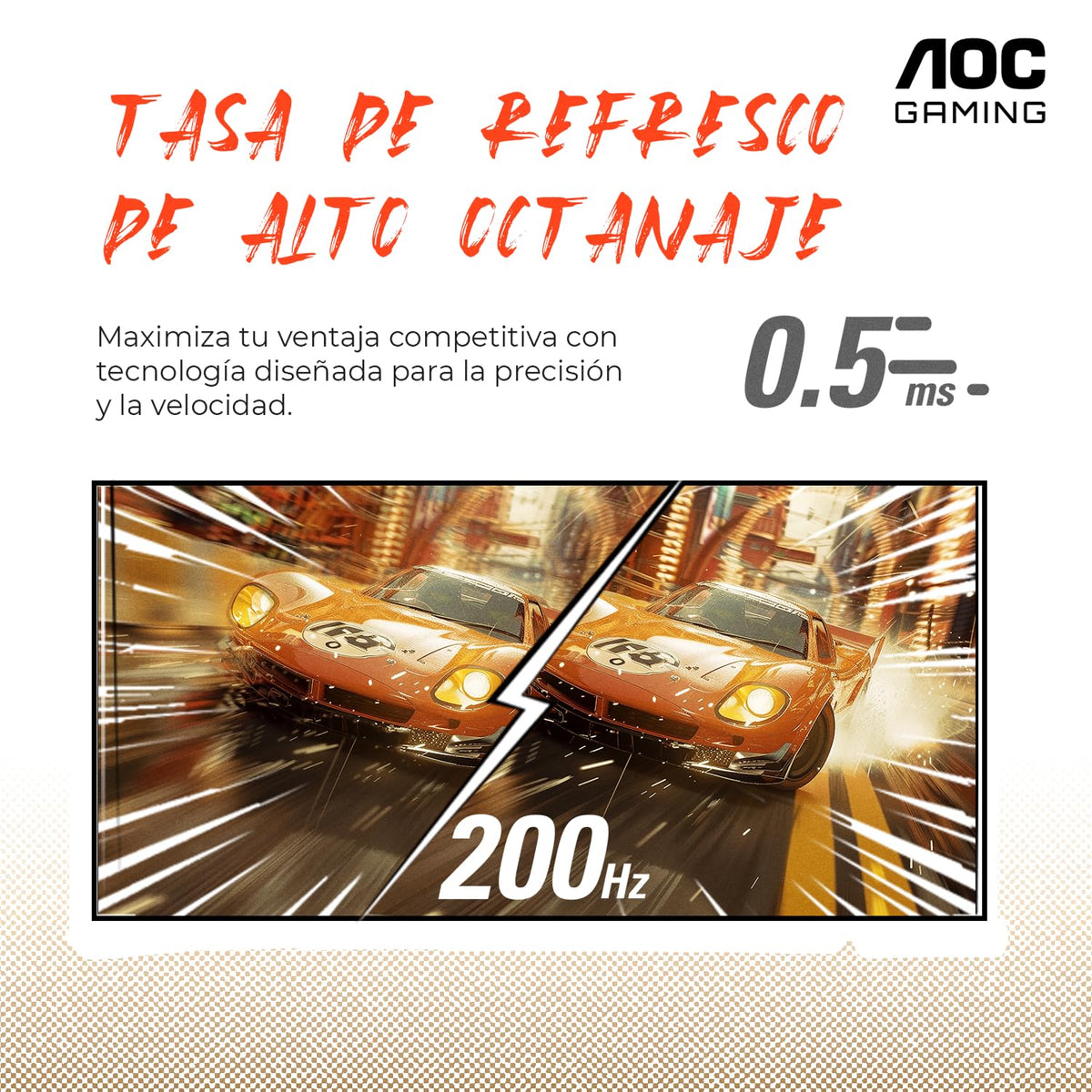 AOC 27 Inch Curved Gaming Monitor FHD 200Hz VA 0.3ms HDR, C27G4H2