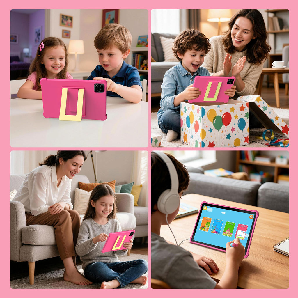 ALLDOCUBE Kids Tablet 10 Inch,Android 16 Tablet for Kids with Stylus & Case