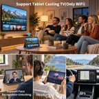 Android Tablet, 2026 Android 16 Tablet with Keyboard, 26GB+256GB, Gemini AI