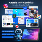 11 Inch Android 16 Tablet with Keyboard and Mouse, 32GB RAM 128GB ROM (1TB Expandable), Octa-Core Processor, 1920x1200 FHD IPS Display, 8000mAh Battery, 5G WiFi, Dual 5MP/8MP Camera, Bluetooth