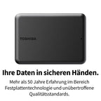 Toshiba Canvio Partner 1TB Portable 2.5’’ External Hard Drive, USB 3.2, Mac & Windows Compatible. Xbox, PS4, PS5