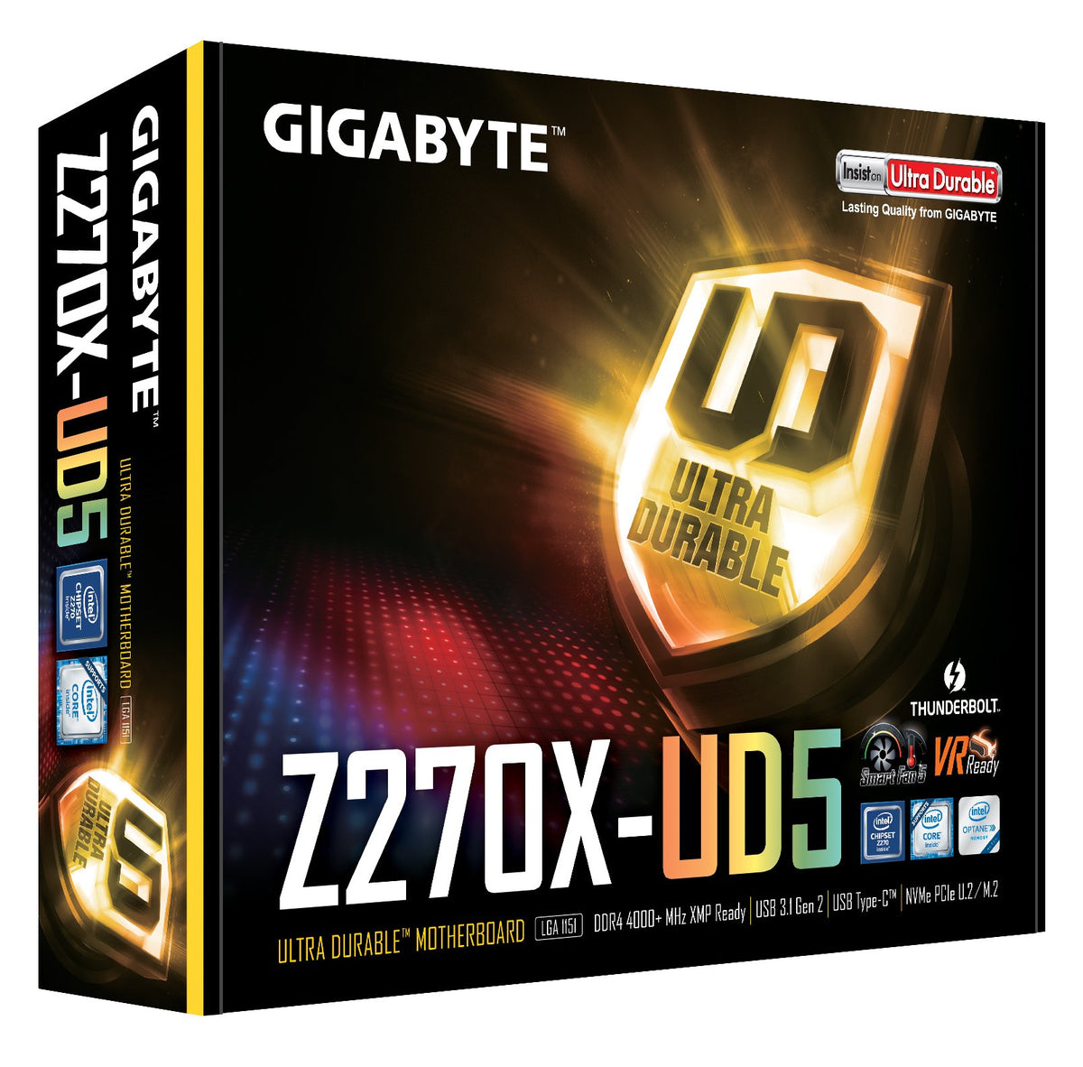 GIGABYTE GA-Z270X-UD5 LGA1151 Intel 2-Way SLI ATX DDR4 Motherboard