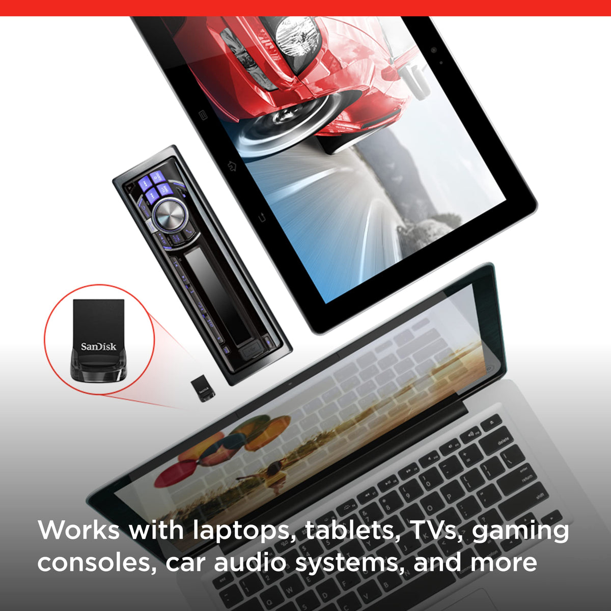 SANDISK 1TB Ultra Fit, USB Type-A Flash Drive, Up to 400MB/s Read Speeds