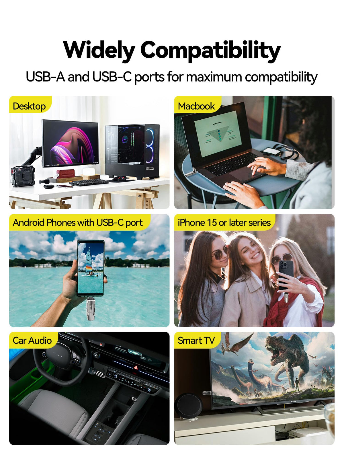 MOVE SPEED 1TB Solid State Flash Drive 570MB/s High Speed USB Drive with Type C + USB 3.2 Drive Dual Port, Thumb Drive Compatible with iPhone 15,16,17,18 Series/Android/Phone/MacBook/Audio/Smart TV