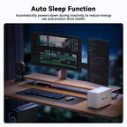 Yottamaster 5 Bay External Hard Drive Enclosure with Cooling Fan for 2.5/3.5" SATA HDD/SSD, Direct Attached Storage, Aluminum USB 3.1 Type-C HDD Enclosure Up to 110TB(5x22TB) - PS500C3