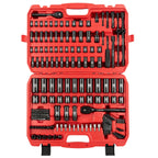 160Pc Mechanics Socket Set 1/2 1/4 3/8" Drive Metric