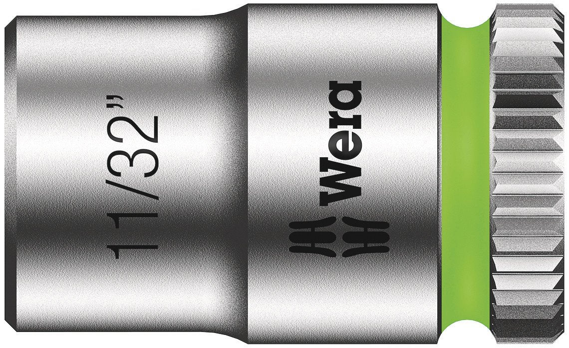 Wera 05004019001 8100 SA 9 Zyklop Imperial Speed Ratchet Set, 28 Piece, 1/4" Drive