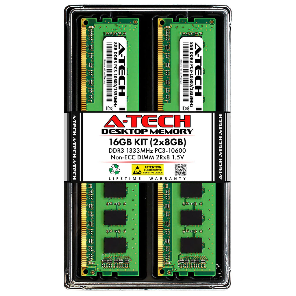 A-Tech 32GB Kit (4x8GB) RAM for Dell OptiPlex 9010, 7010, 990, 790 (SFF/MT/DT) | DDR3 1333 MHz DIMM PC3-10600 UDIMM Memory Upgrade