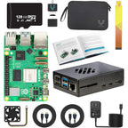Vilros Raspberry Pi 5 Starter Kit MAX – Official 8GB RAM Pi 5 Board, 128GB Preloaded Micro SD, Case, Power Supply & Cooling – Complete Plug-and-Play Kit for Beginners & Advanced Users